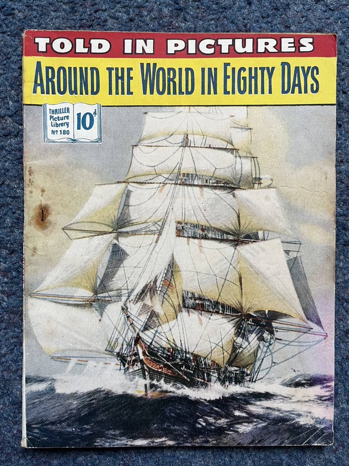 Thriller Picture Library Comic No. 180 Around the world in eighty days