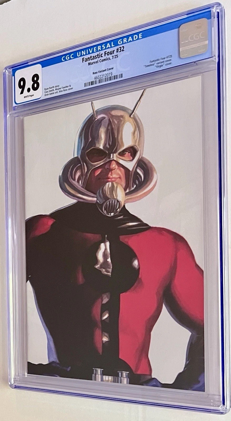 Fantastic Four #32 Alex Ross Timeless Ant-man variante CGC 9,8 NM/M Gem Wow