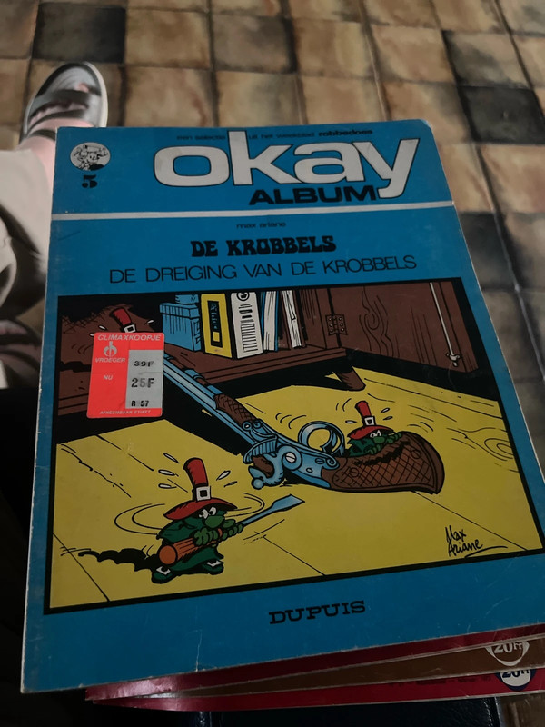 Vintage strip Okay album de krobbels