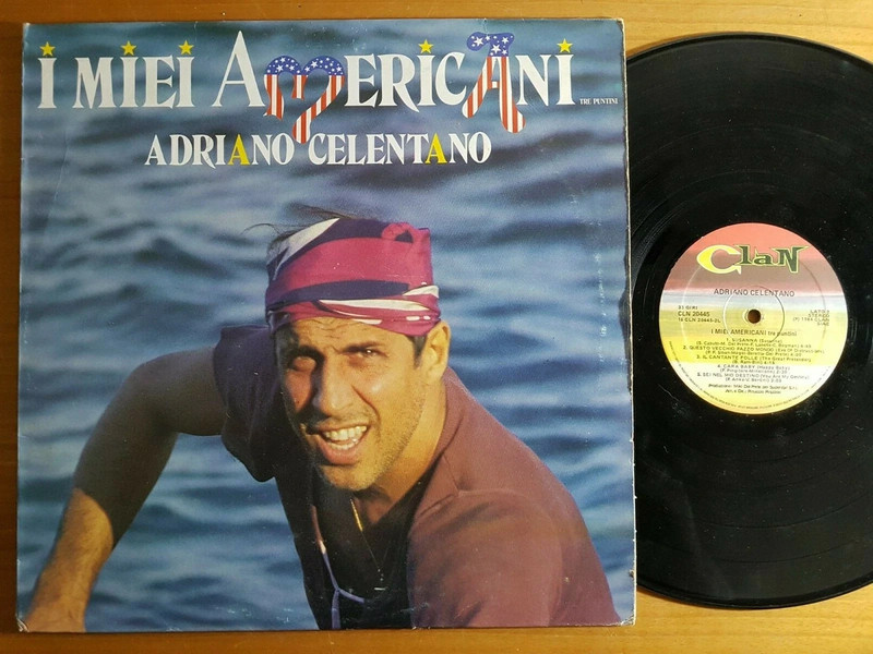 Adriano Celentano I Miei Americani disco in vinile