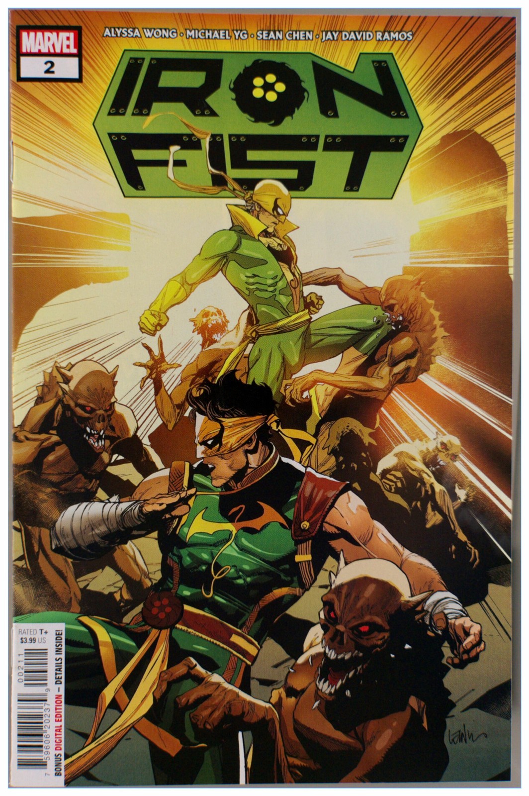 Iron Fist #2 2022 Marvel Comics VF Comic Book Leinil Yu