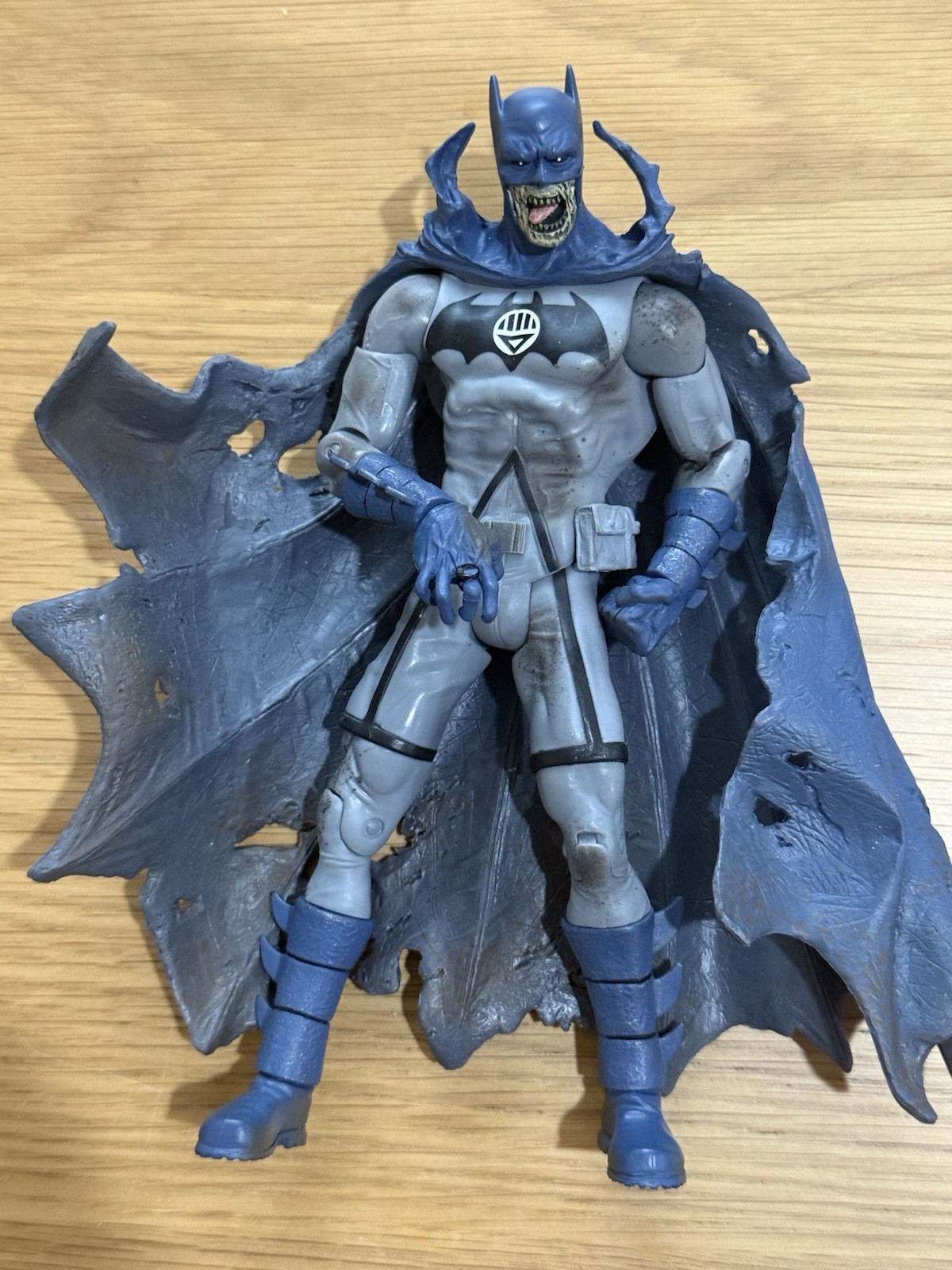 DC Direct Blackest Night Series 5 Black Lantern Batman 7” Loose Figure
