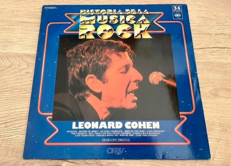 LP Leonard Cohen: Historia de la música rock (1976)