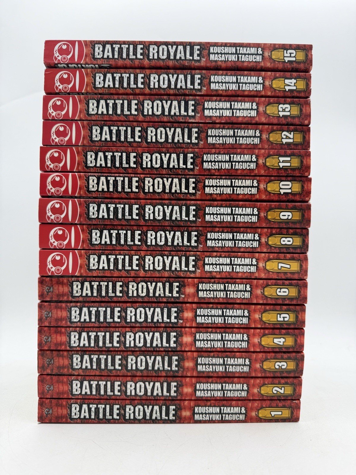 Battle Royale Set Completo Vols 1-15 Manga Inglese TokyoPop Takami Taguchi