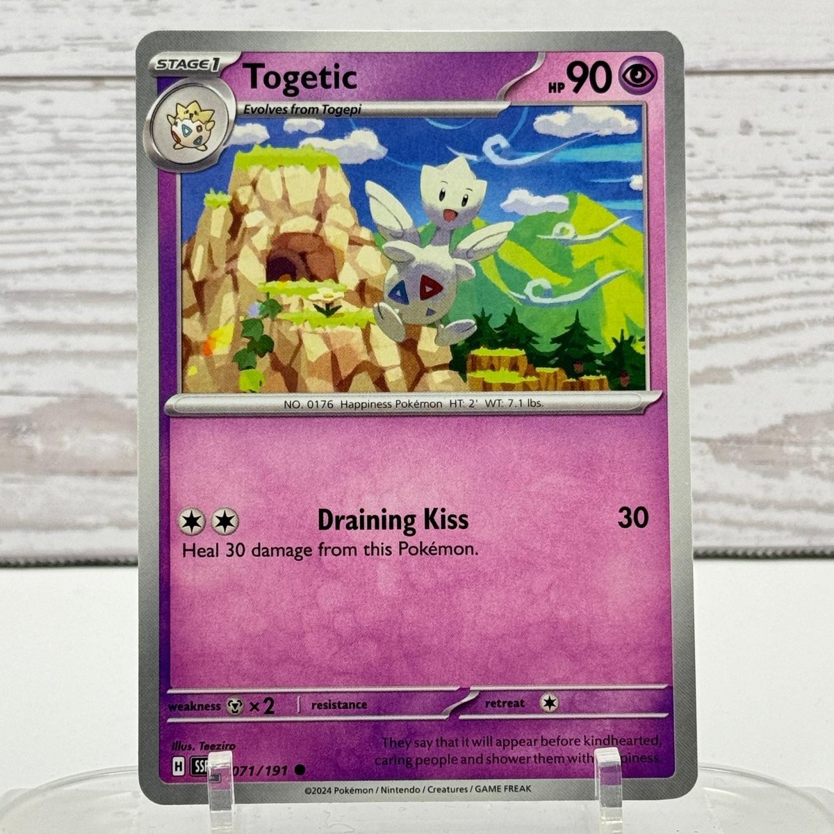 Togetic 071/191 Scintille Impurgenti Pokemon quasi nuovo