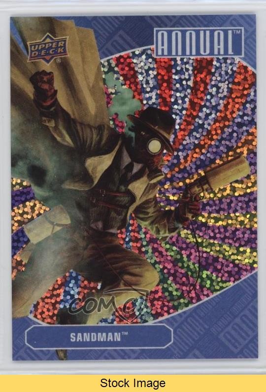 2023-24 Upper Deck DC Annual Color Wheel Sparkle Sandman #32 LEGGI 1je9