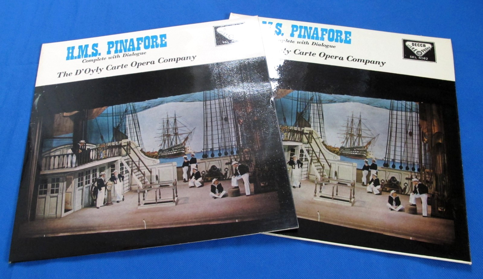Set of 2 ~ H.M.S. PINAFORE ~ Gilbert & Sullivan ~ Decca 1977 UK LP's ~ NEAR MINT