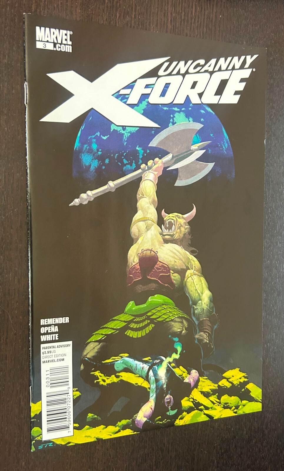 UNCANNY X-FORCE #3 (Marvel Comics 2011) -- Remender -- NM-