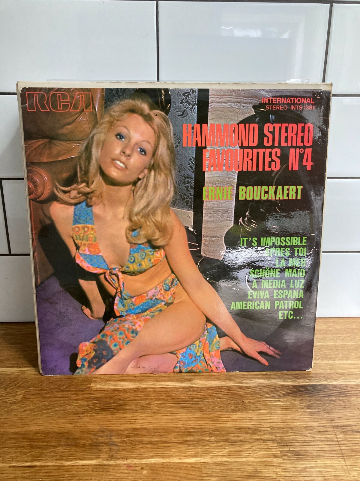Ernie Bouckaert - Hammond Stereo Favourites No 4 - 1972 Easy Listening Vinyl LP