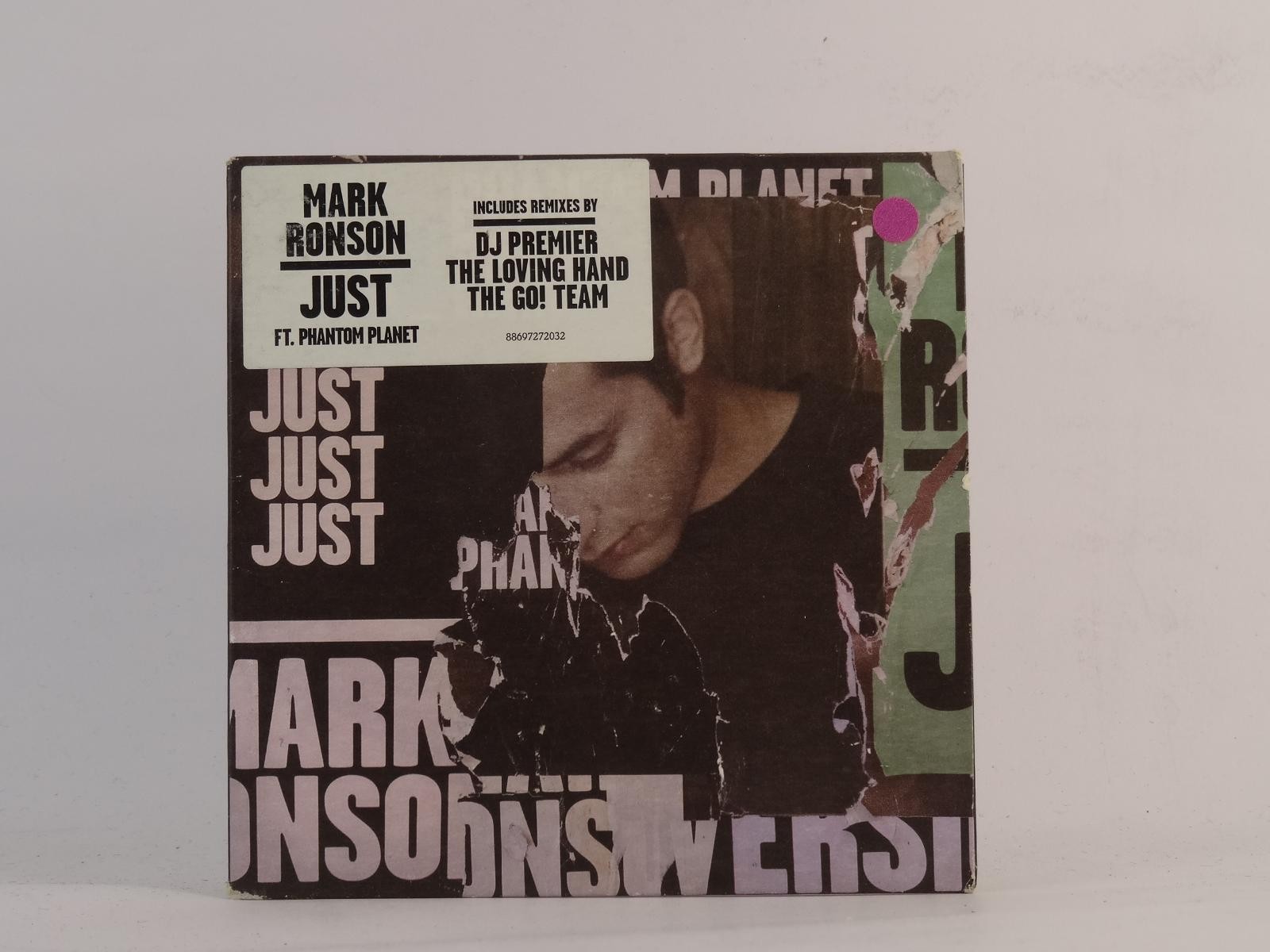 MARK RONSON FT ALEX GREENWALD JUST (H49) 6 Track CD Single plus Picture Sleeve S