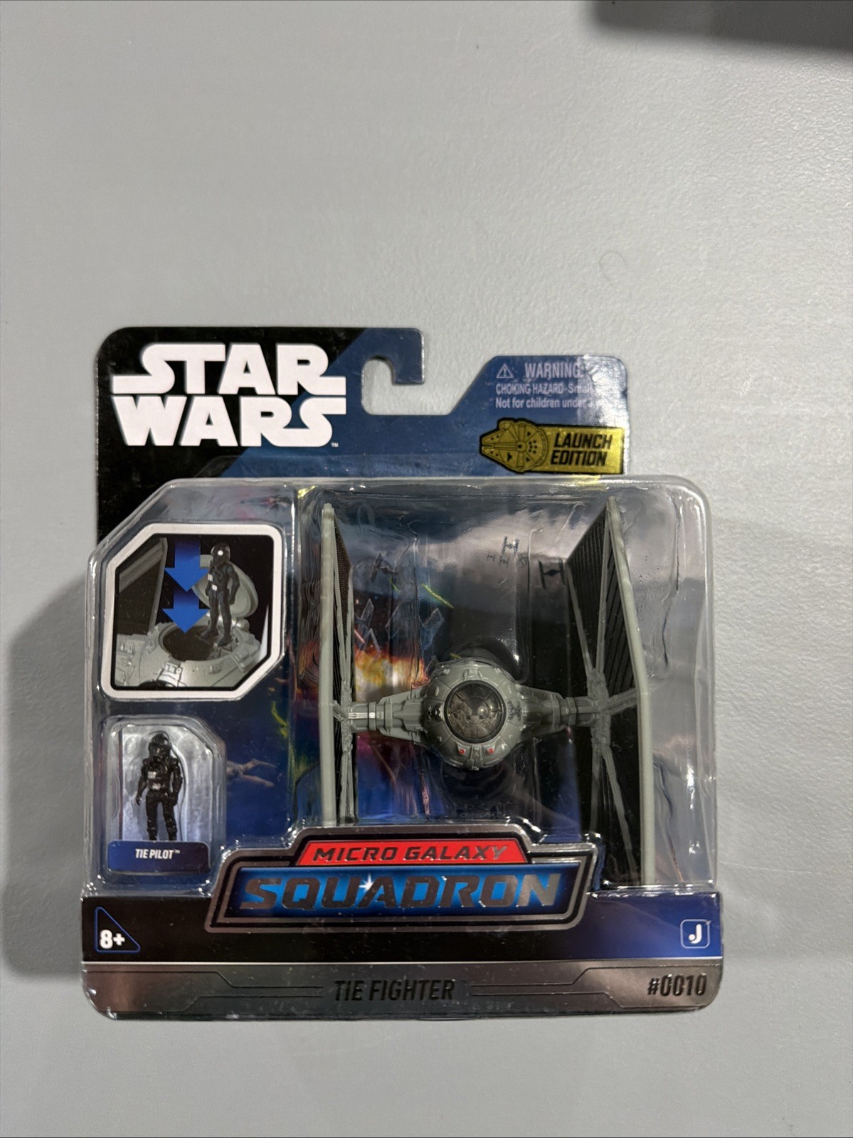 Jazwares Star Wars TIE Fighter 5 in Action Figure Micro Squadron Edizione Lancio
