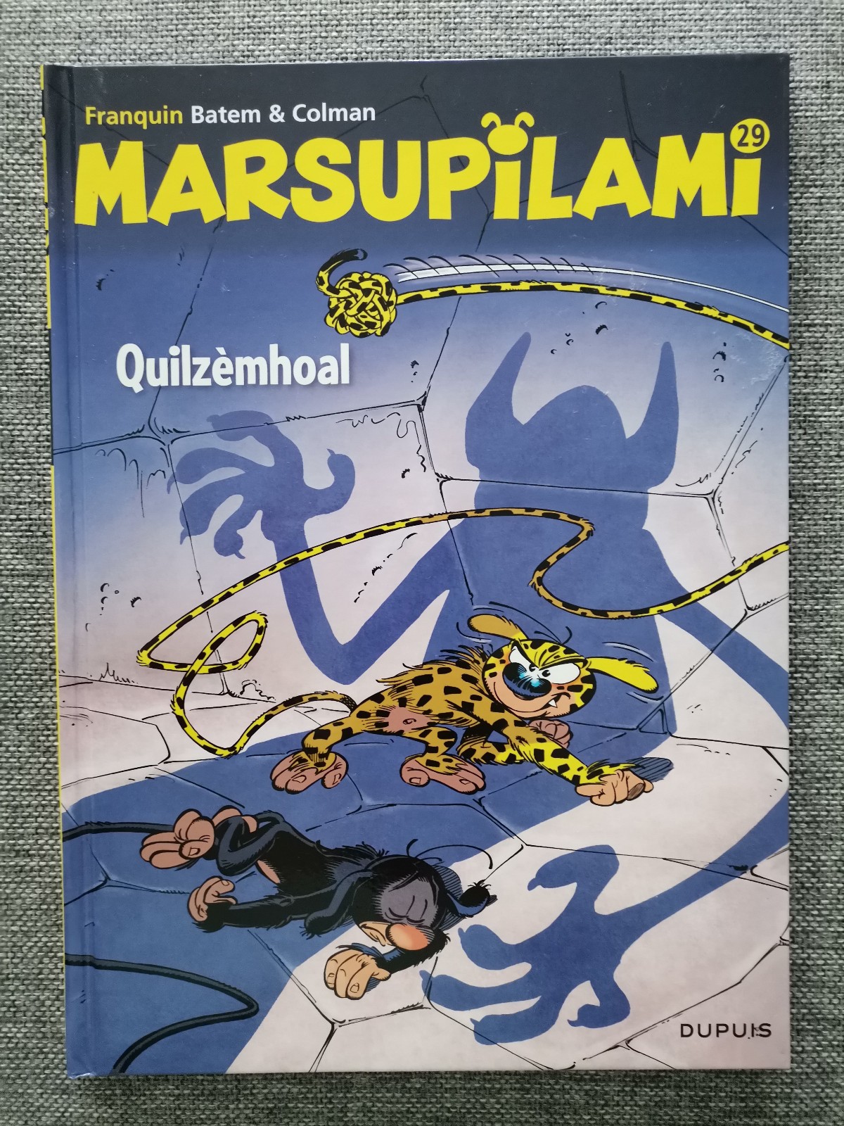 BD Marsupilami no 29 Quilzèmhoal par Franquin, Batem et Colman chez Dupuis