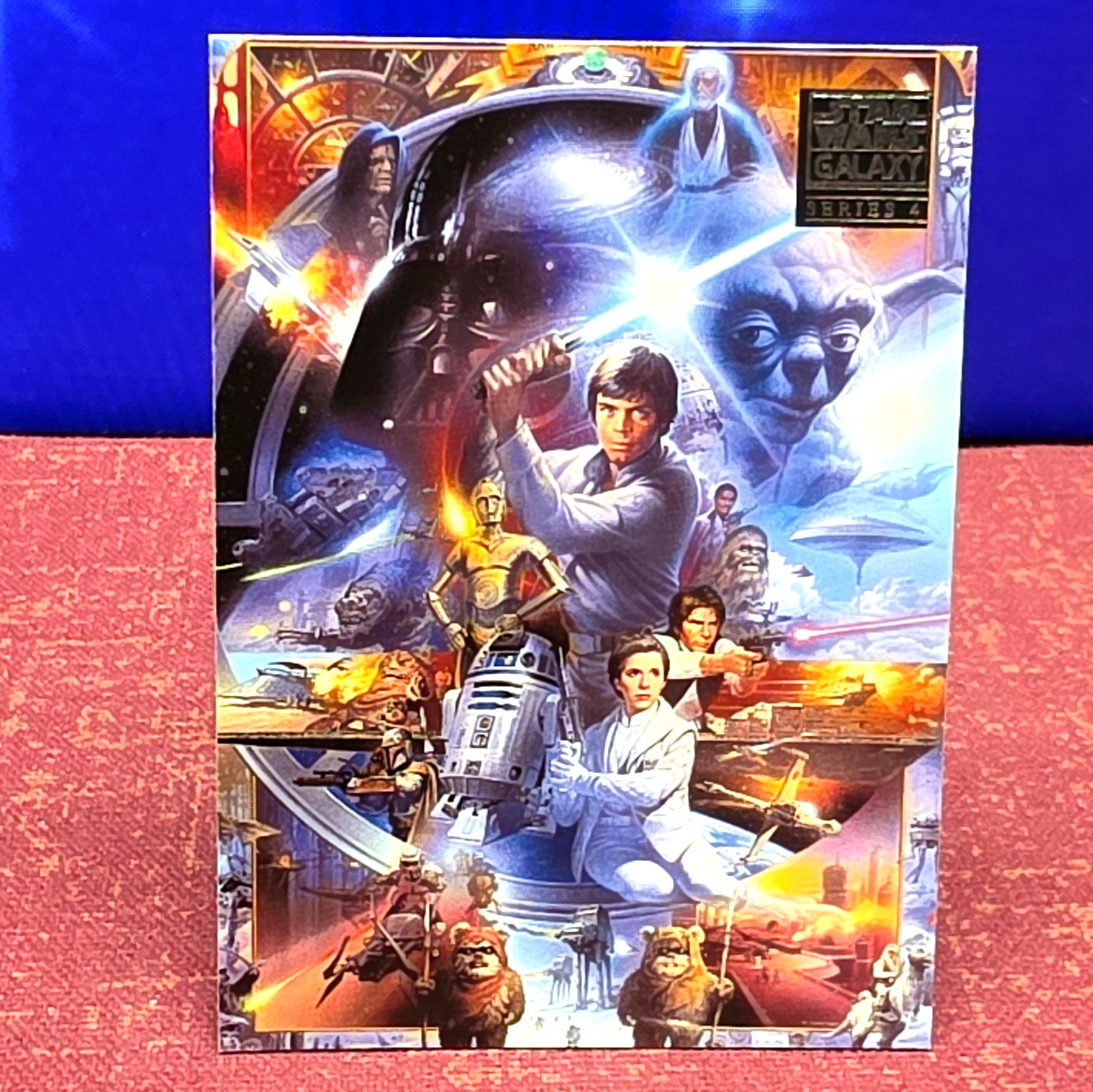 2009 Topps Star Wars Galaxy Series 4 The Art of A Classic Clash #61