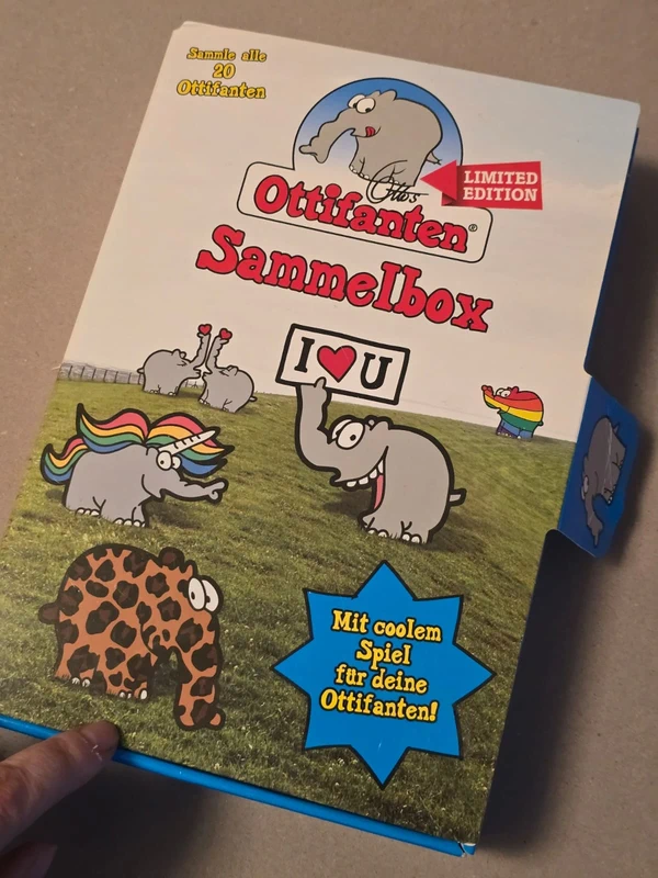 Edeka Ottifanten in Sammelbox