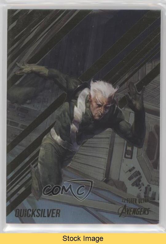 Fleer Ultra Avengers Rainbow Quicksilver 2022 #55 LEGGI 4f0