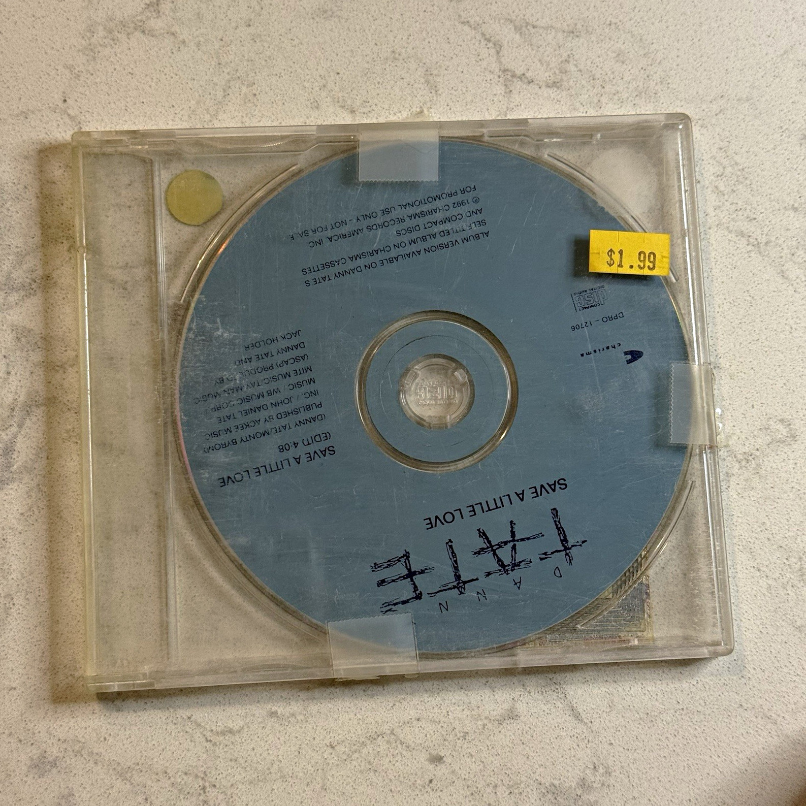 Fate Save a Little Love EP CD 1992 Capitol Rock 1990s Standard Jewel Case