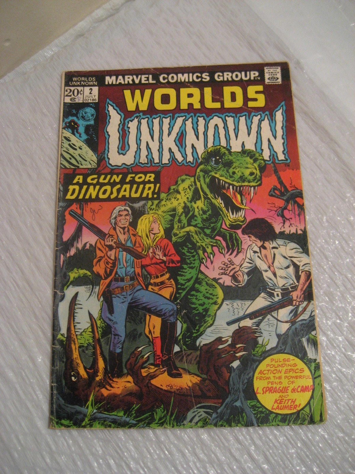 MONDI SCONOSCIUTI #2 f-vf condizioni 1973 fumetto marvel