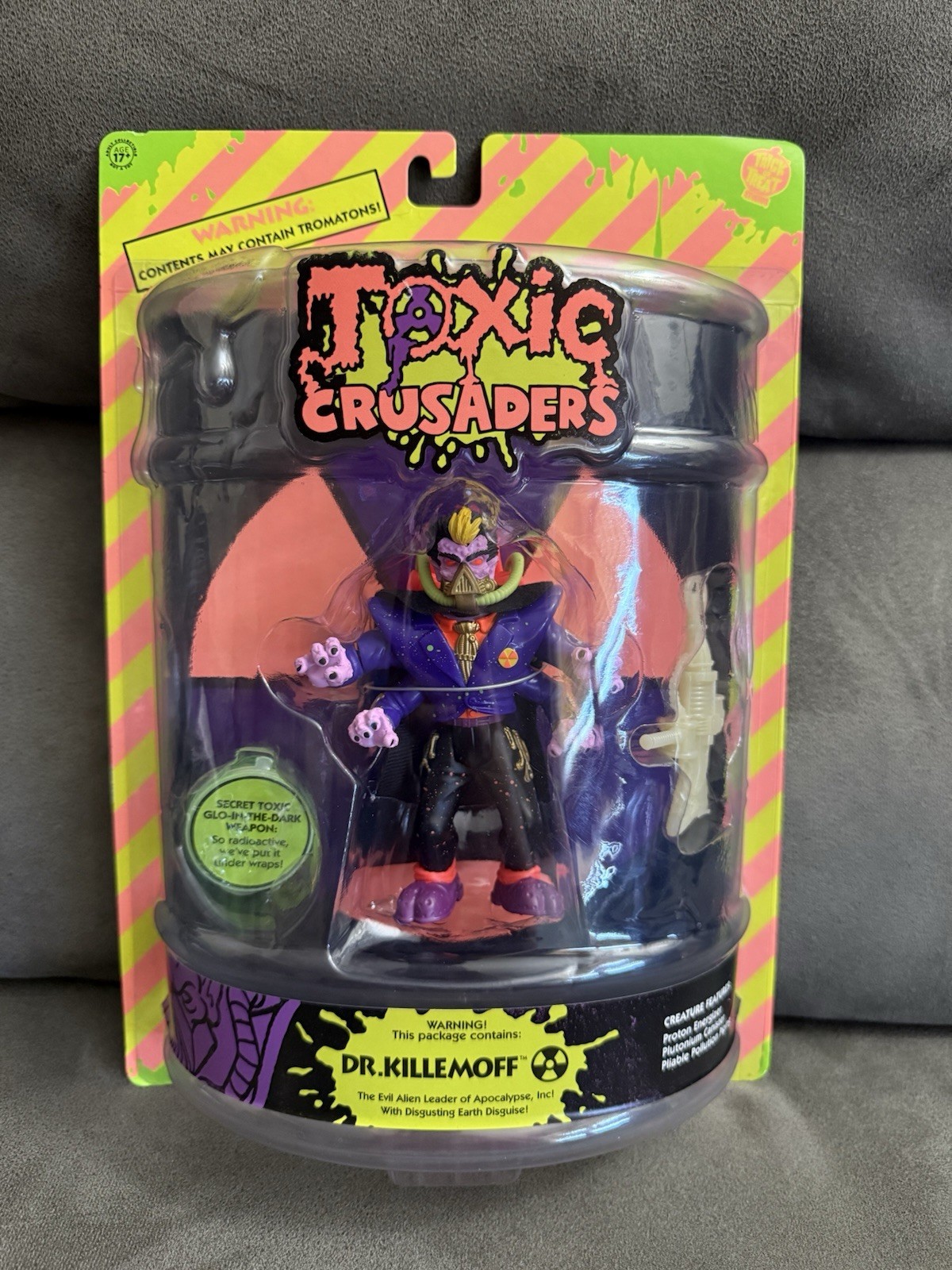 Trick Or Treat Studios Toxic Crusaders "Dr Killemoff" Horror Figure 5" NEW