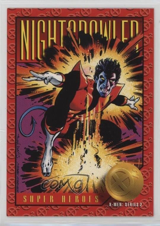 1993 SkyBox Marvel X-Men: Series 2 Super Heroes Nightcrawler #20 0bn8