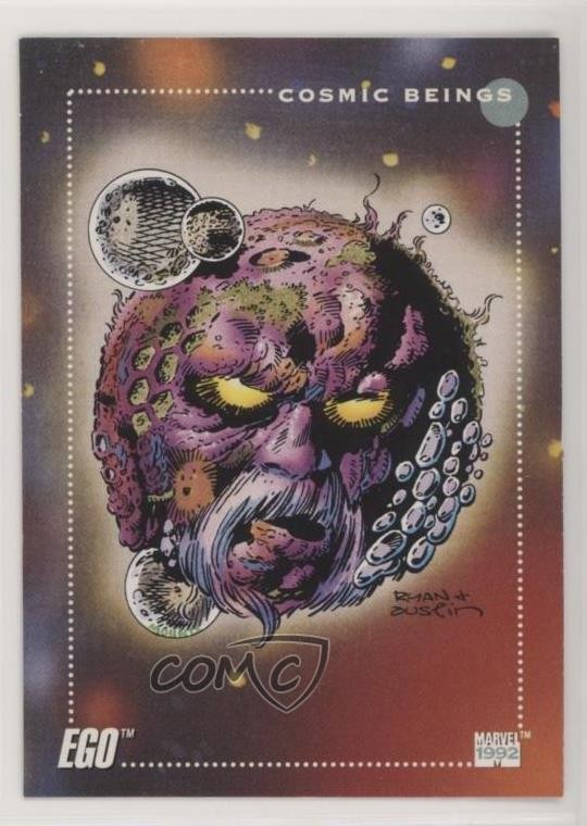1992 Impel Marvel Universe Serie III Esseri Cosmici Ego #154 0nl0