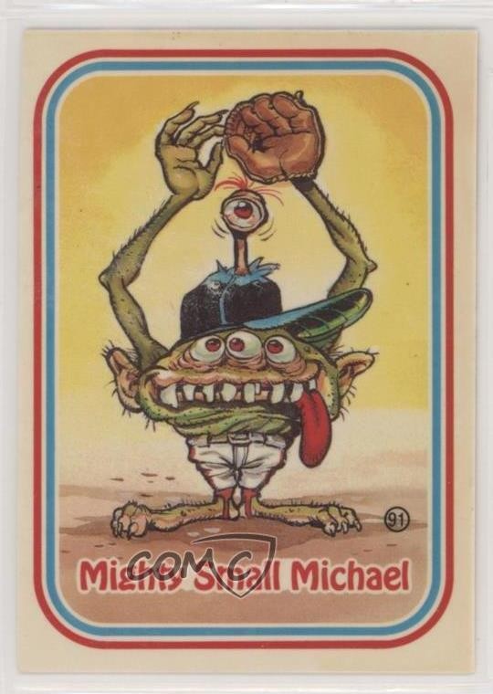 1988 Donruss Awesome! All-Stars Mighty Small Michael (Puzzle Back) #91 1o3