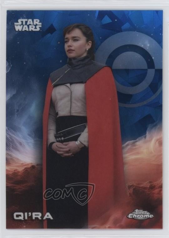 2025 Topps Chrome Star Wars Sapphire Qi'ra #150 cj4