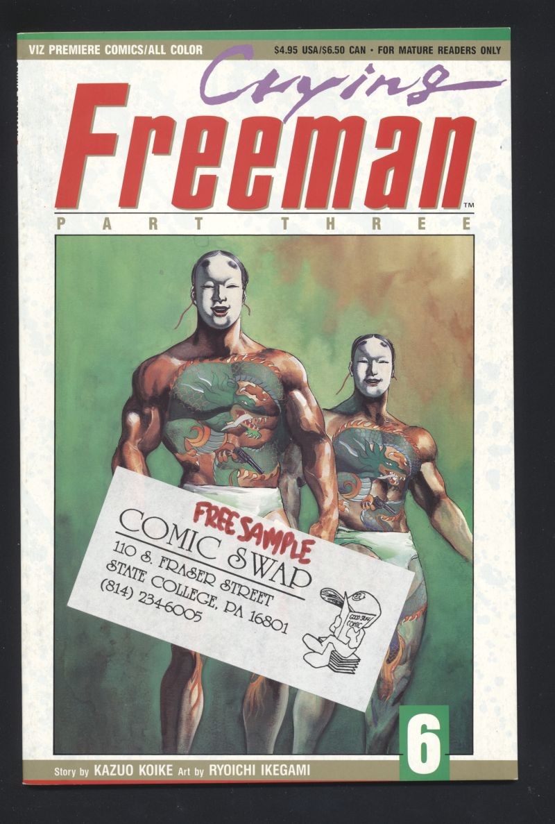 Crying Freeman Parte 3 #6 VG Viz Fumetto