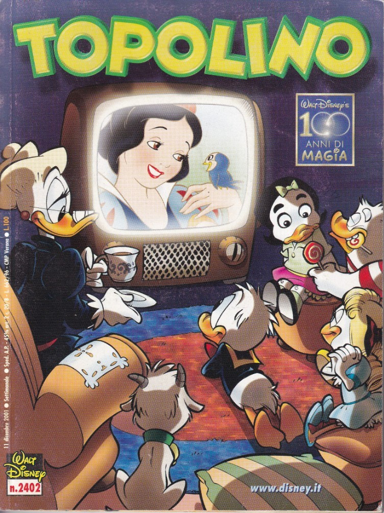 Mn2 - TOPOLINO N° 2402 - Dicembre 2001 - Walt Disney