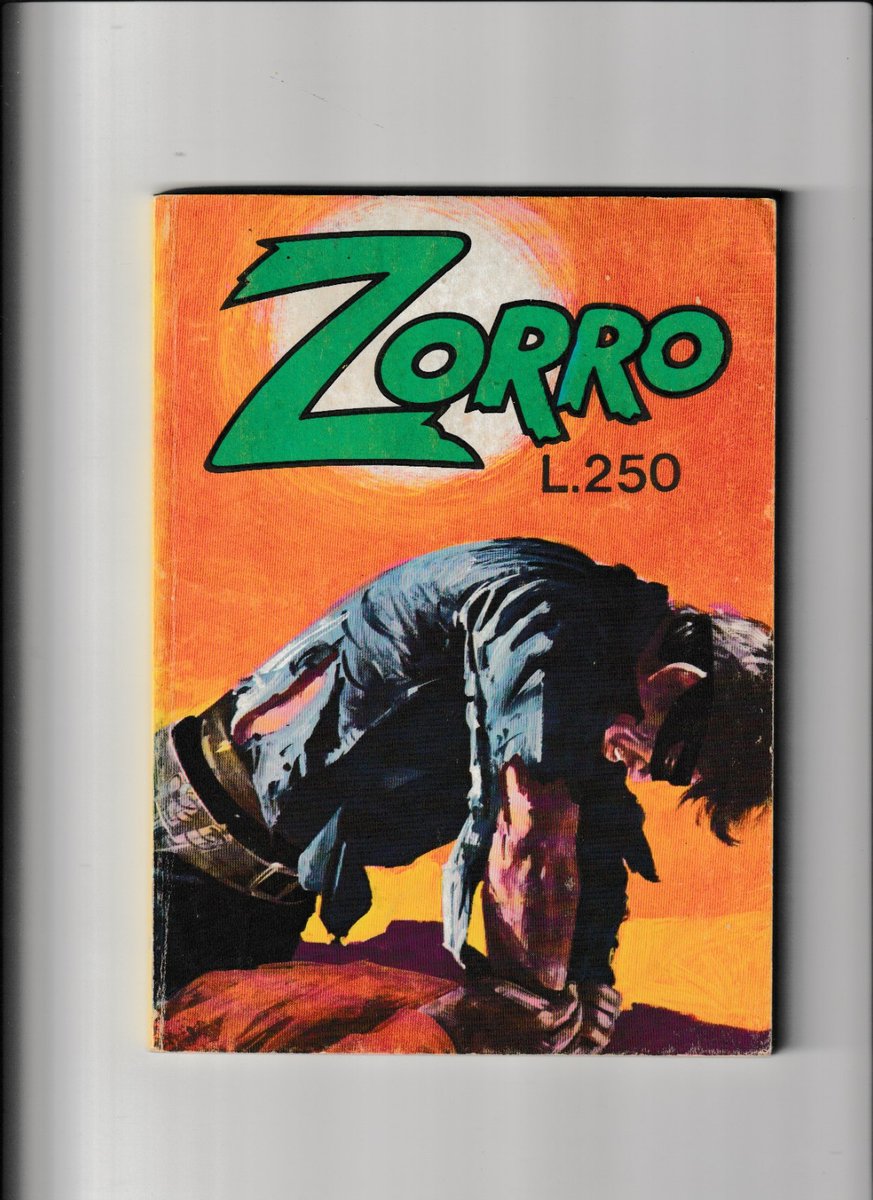 fumetto serie zorro gigante numero 9 del 1971 numero chiave cerretti editore