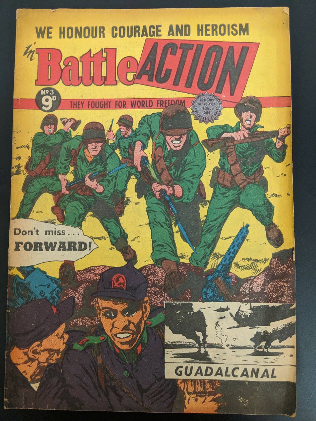 Battle Action Comics, #3 9D Transport Publishing Co. Pty. Ltd. 1954 series?