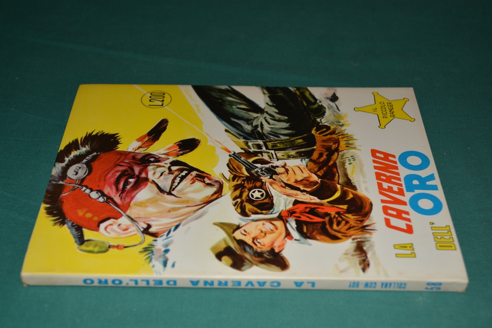 Collana Cow-Boy IL PICCOLO RANGER # 58 originale 1a edizione 09/1968 Ed. Araldo