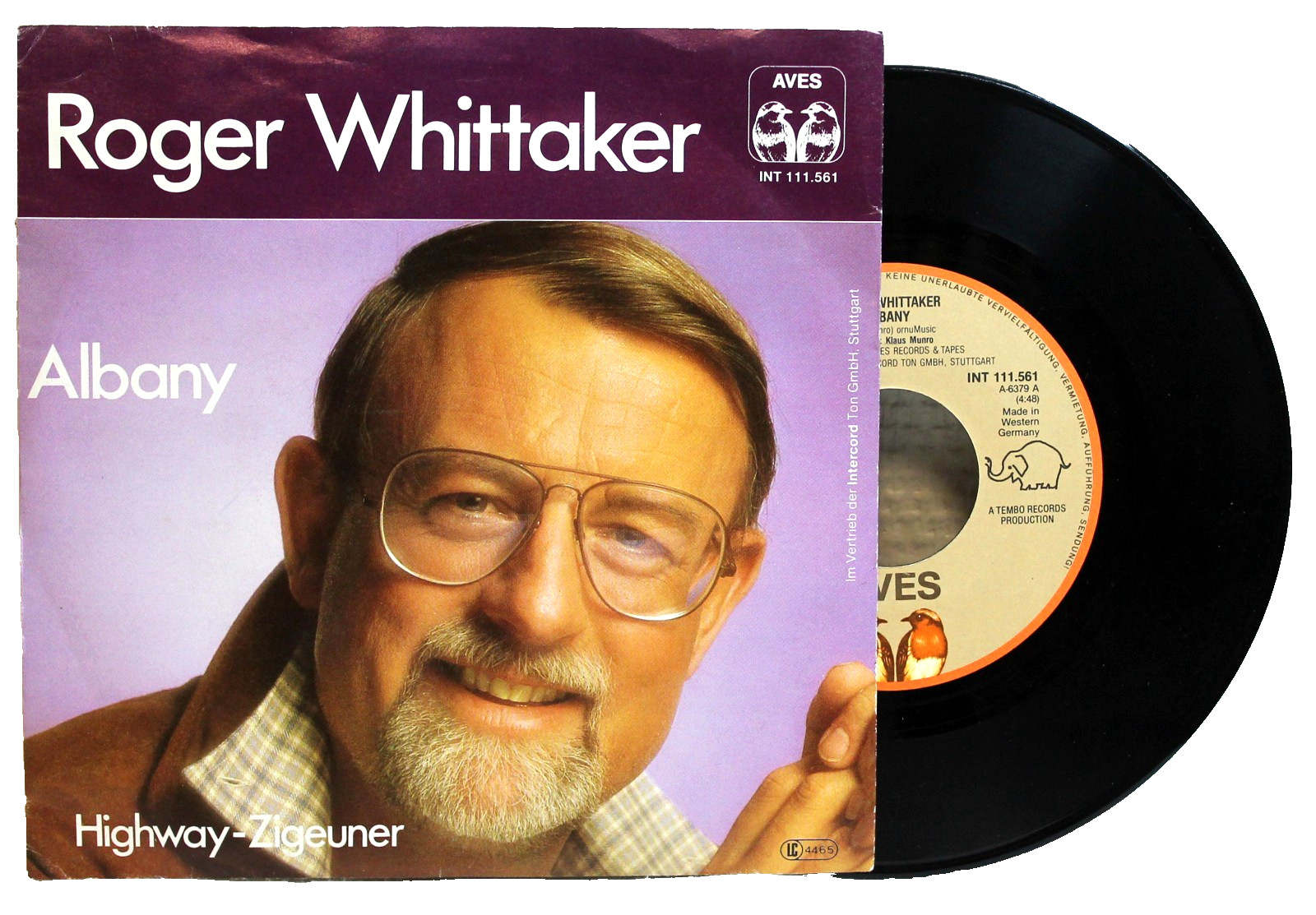 7" Vinyl - ROGER WHITTAKER - Albany