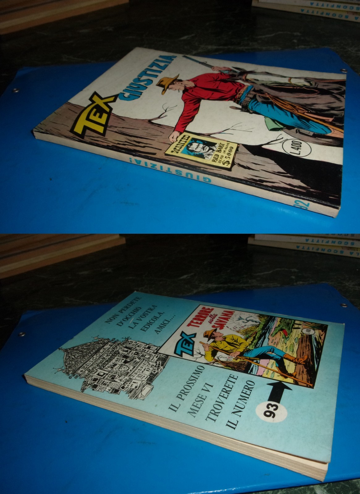 TEX n. 92 ristampa da LIRE 400 Leggi specifiche all'interno