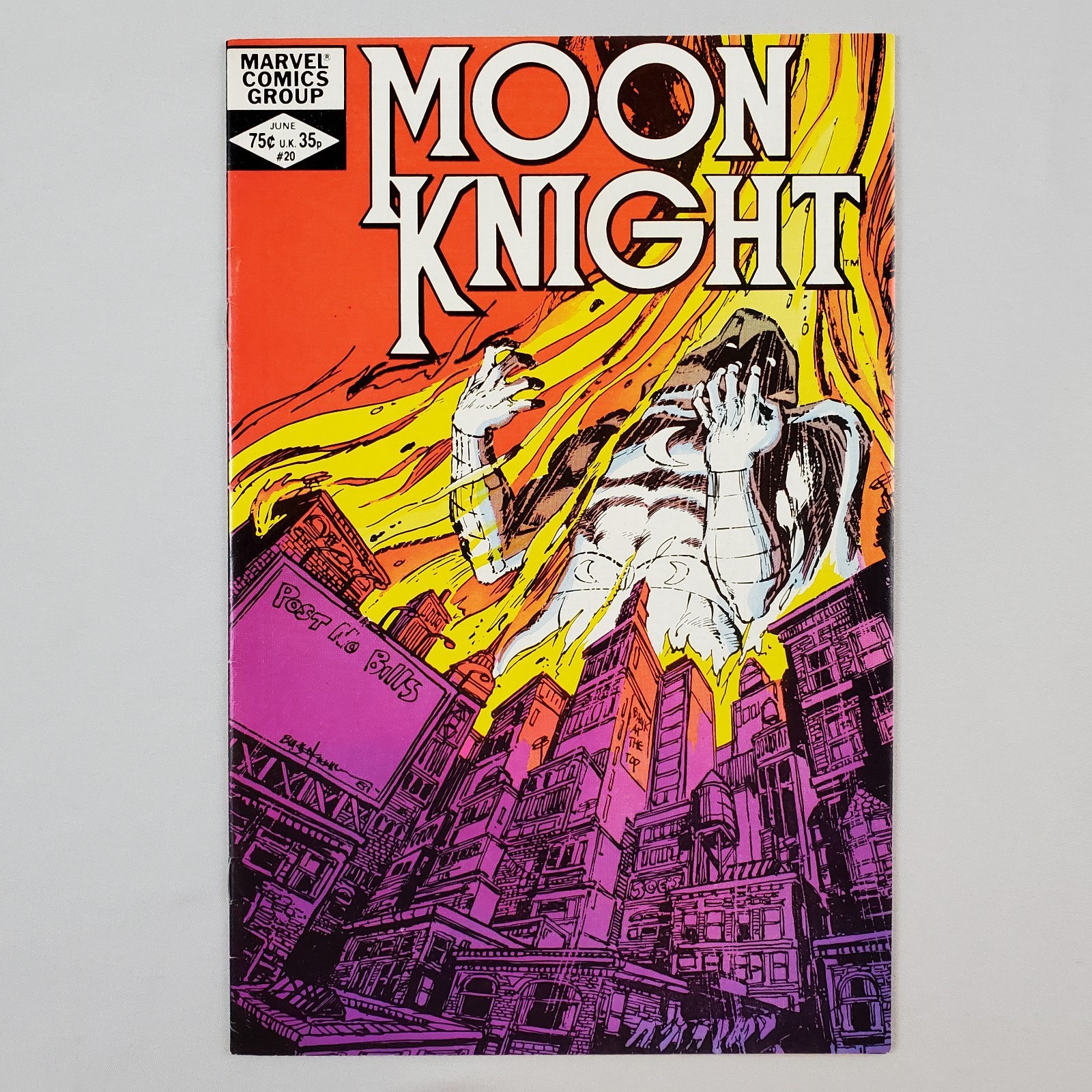 Moon Knight #20 Jun 1982 Marvel Comics FN/VF 7.0 Doug Moench Bill Sienkiewicz