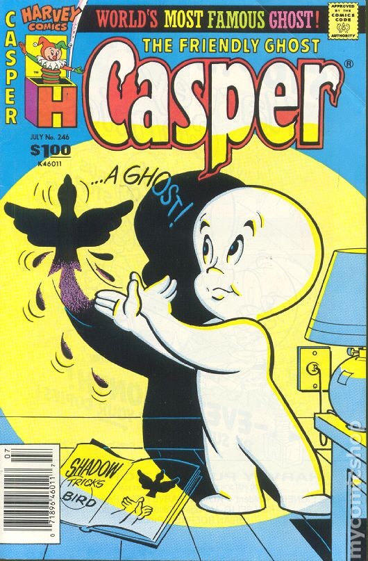Casper il fantasma amico #246 FN- 5.5 1989 immagine stock basso grado