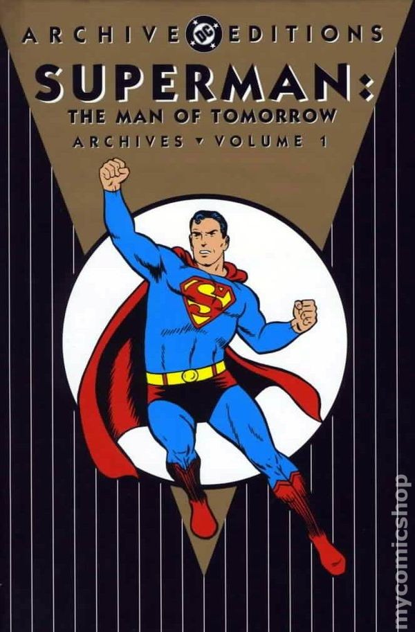 DC Archive Editions Superman Man of Tomorrow HC #1-1ST VF 2004 Immagine Stock