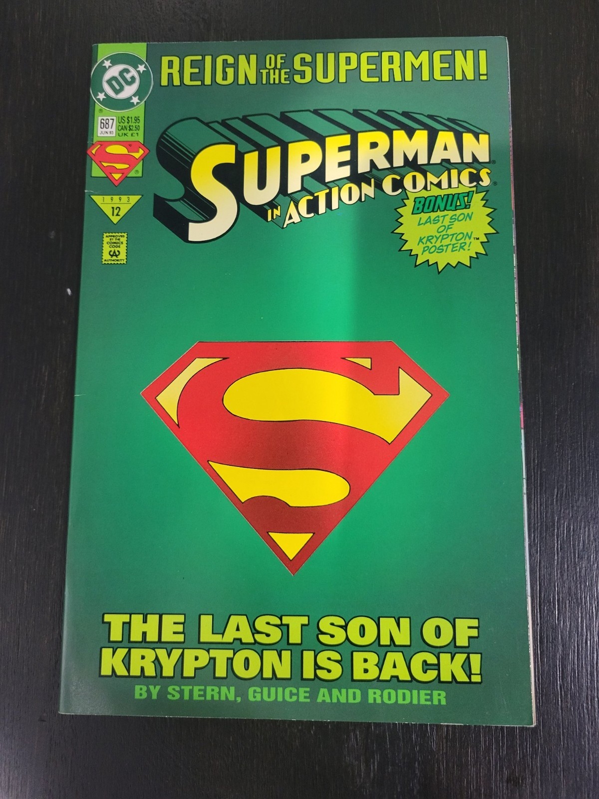 Action Comics #687 (DC, 1993) - Reign of the Supermen VF/NM