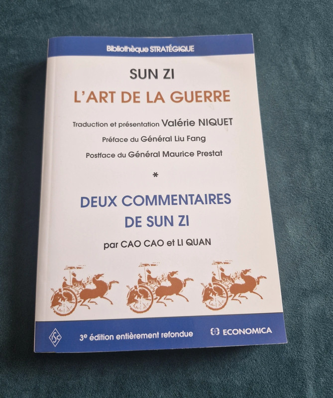 Livre L'art de la guerre Sun Zi V. Niquet Édition Economica
