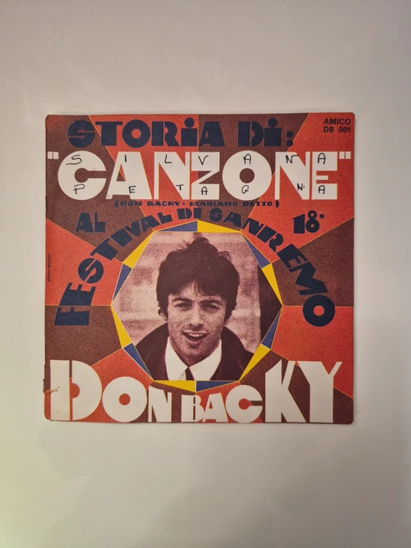 45 giri di Don Backy Canzone / Casa bianca, pubblicato nel 1968 dall'etichetta discografica Amico