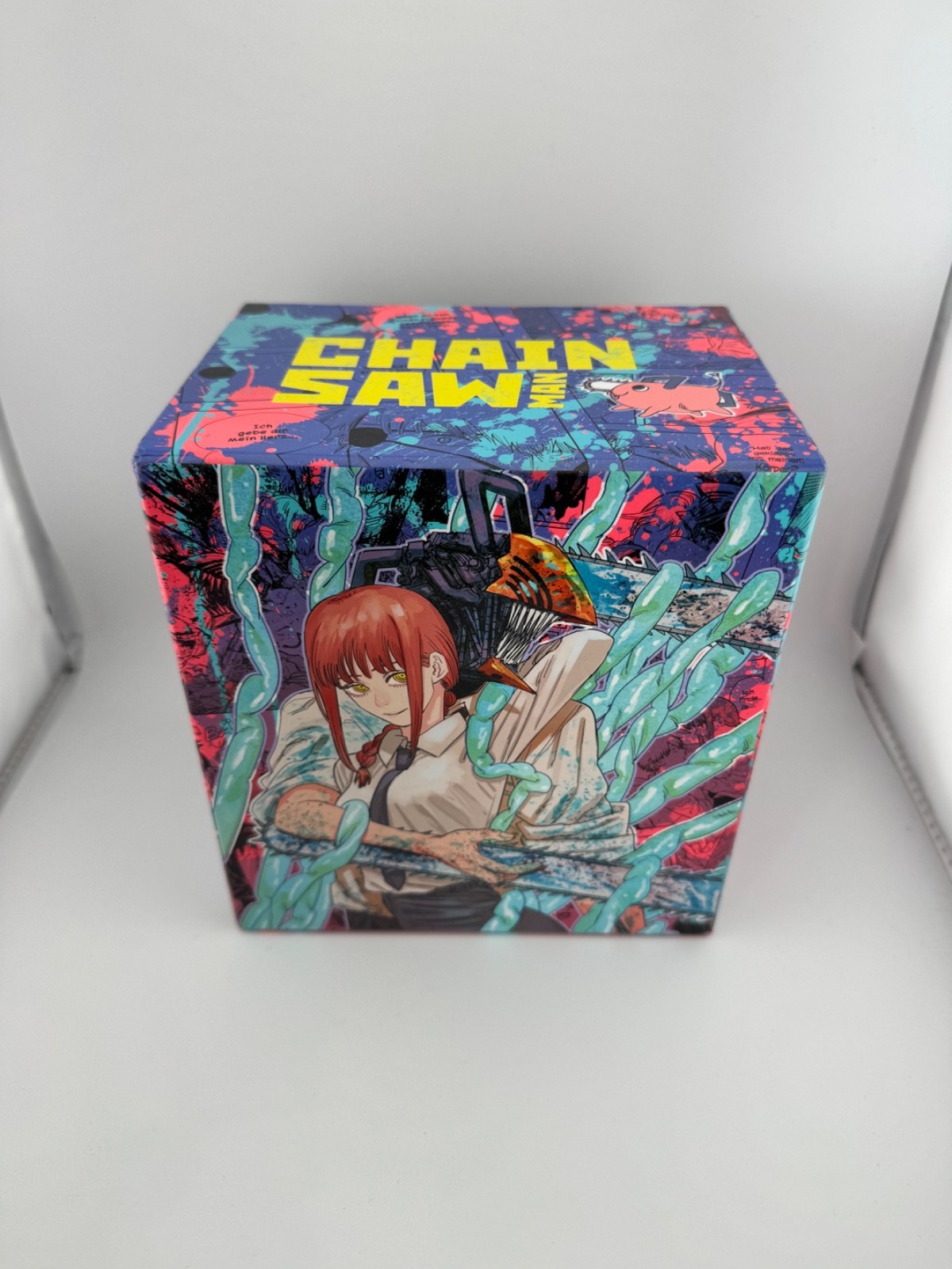 Chainsaw Man Manga Schuber Manga 1-11 manga italiano con cartoline e adesivi