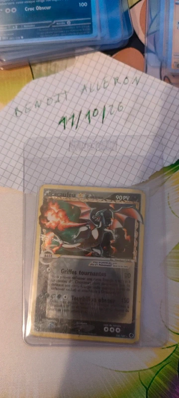 Dracaufeu gold star EX île des dragons