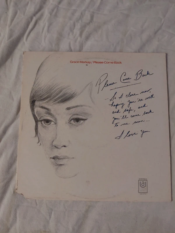 Mooie oudere vinylplaat van Grace Markay – Please Come Back, uitgebracht op United .