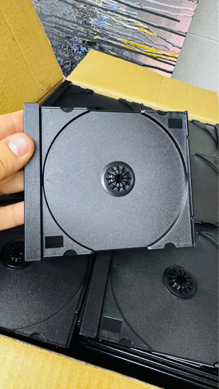 vassoi interni per custodie cd jewel case neri