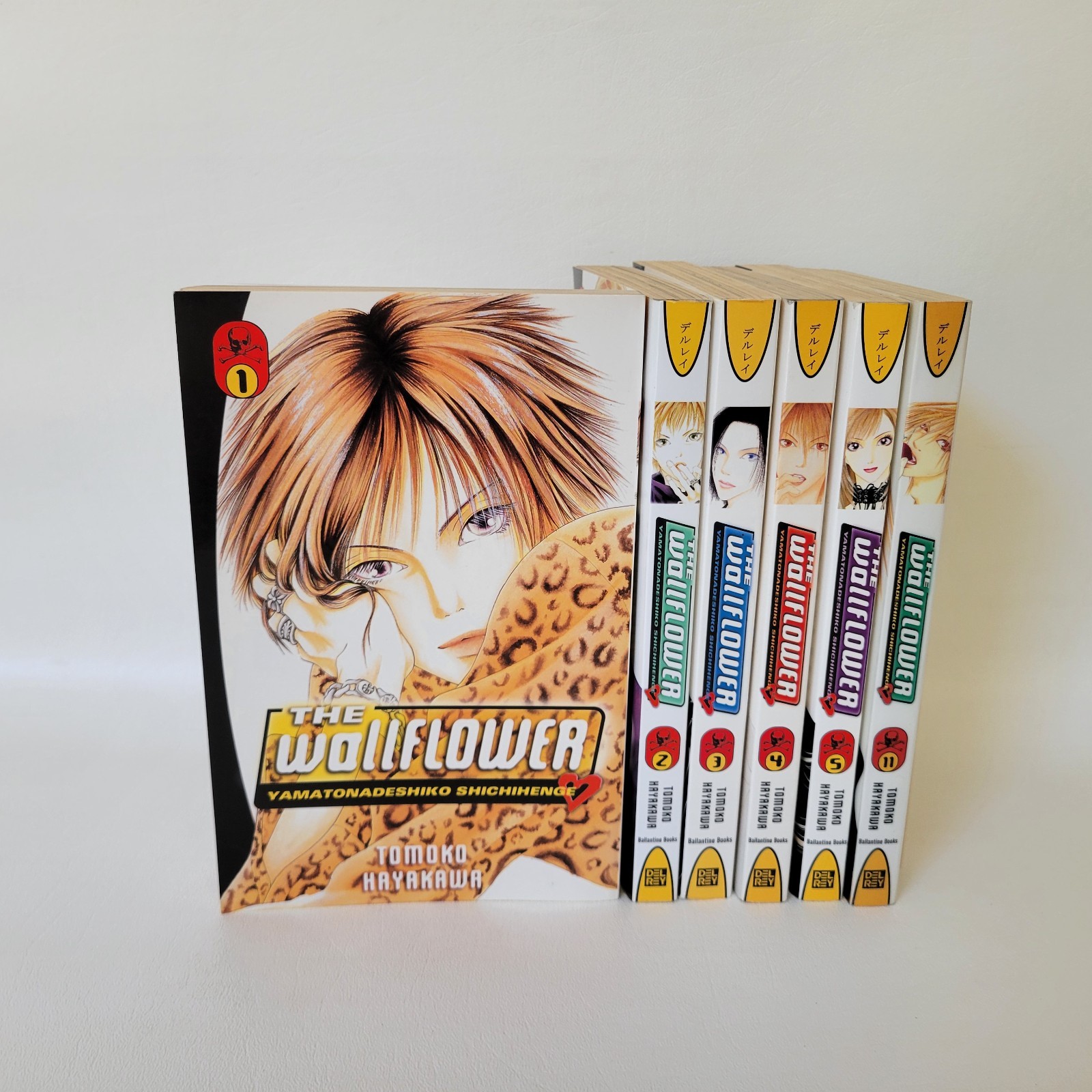 The Wallflower Vol 1-5 & 11 manga giapponese inglese Tomoko Hayakawa Del Rey fuori produzione