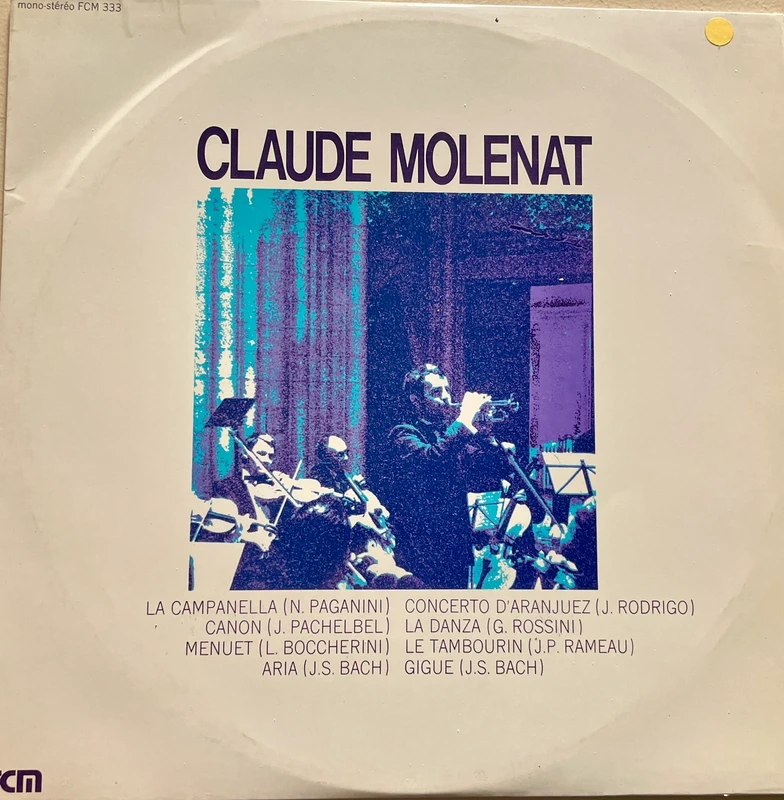 Disque vinyle 33T - Claude Molenat - Claude Molenat