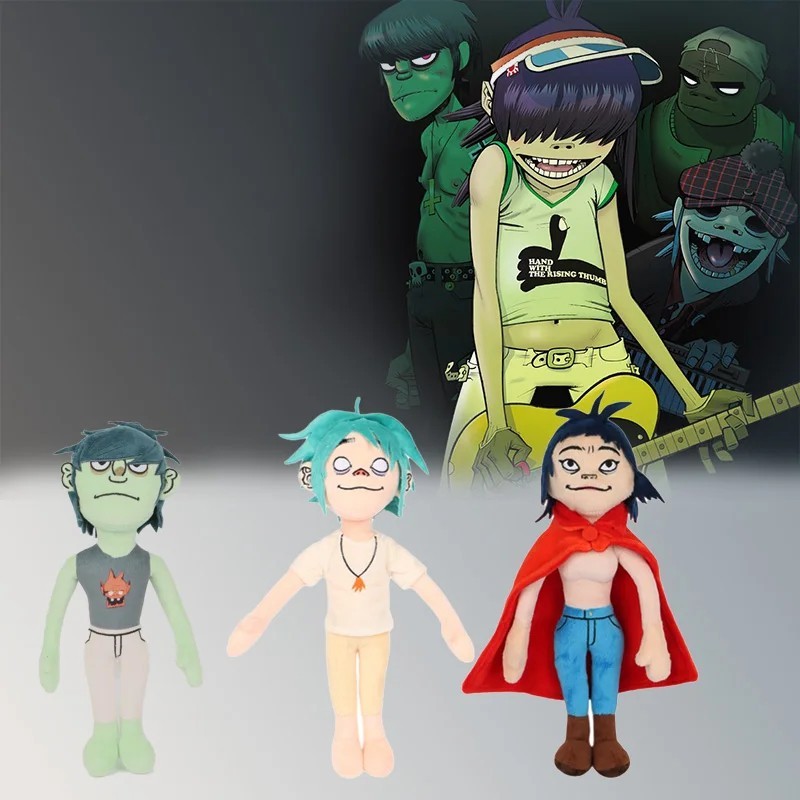 Peluche pupazzi Gorillaz Noodle 30 cm regalo peluche per fan regali
