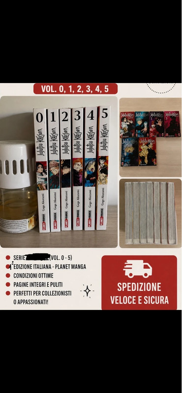 Jujutsu Kaisen 0-5 (1^ Edizione 2019) • Planet Manga • Ottime condizioni