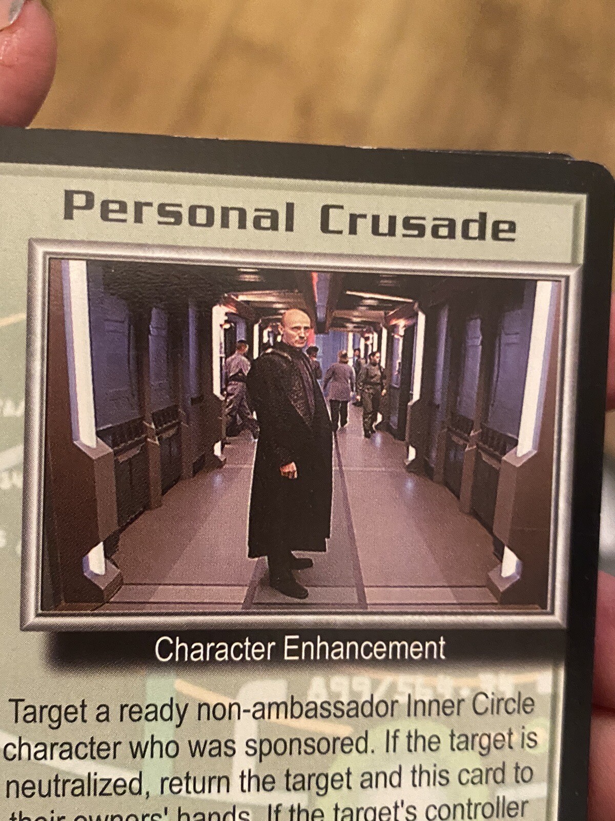 PERSONAL CRUSADE BABYLON 5 CCG COLLECTORS CARD NEAR MINT CRUSADE UNPLAYED