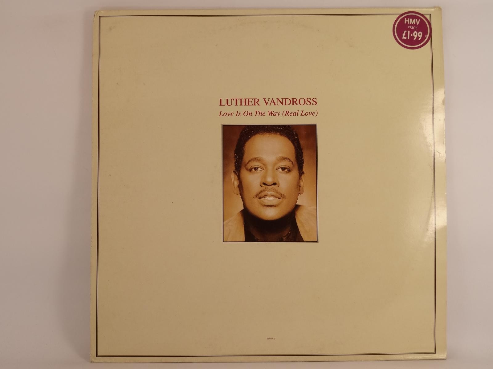 LUTHER VANDROSS LOVE IS ON THE WAY (REAL LOVE) (155) 4 Track 12" Single includin