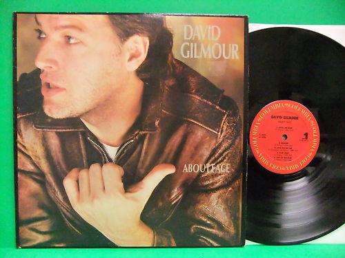 David Gilmour About Face NM 1984 Record Album Pink Floyd Columbia FC 39296 Orig